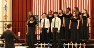 Phil-Mont Fine Arts Festival 2018 high school choir